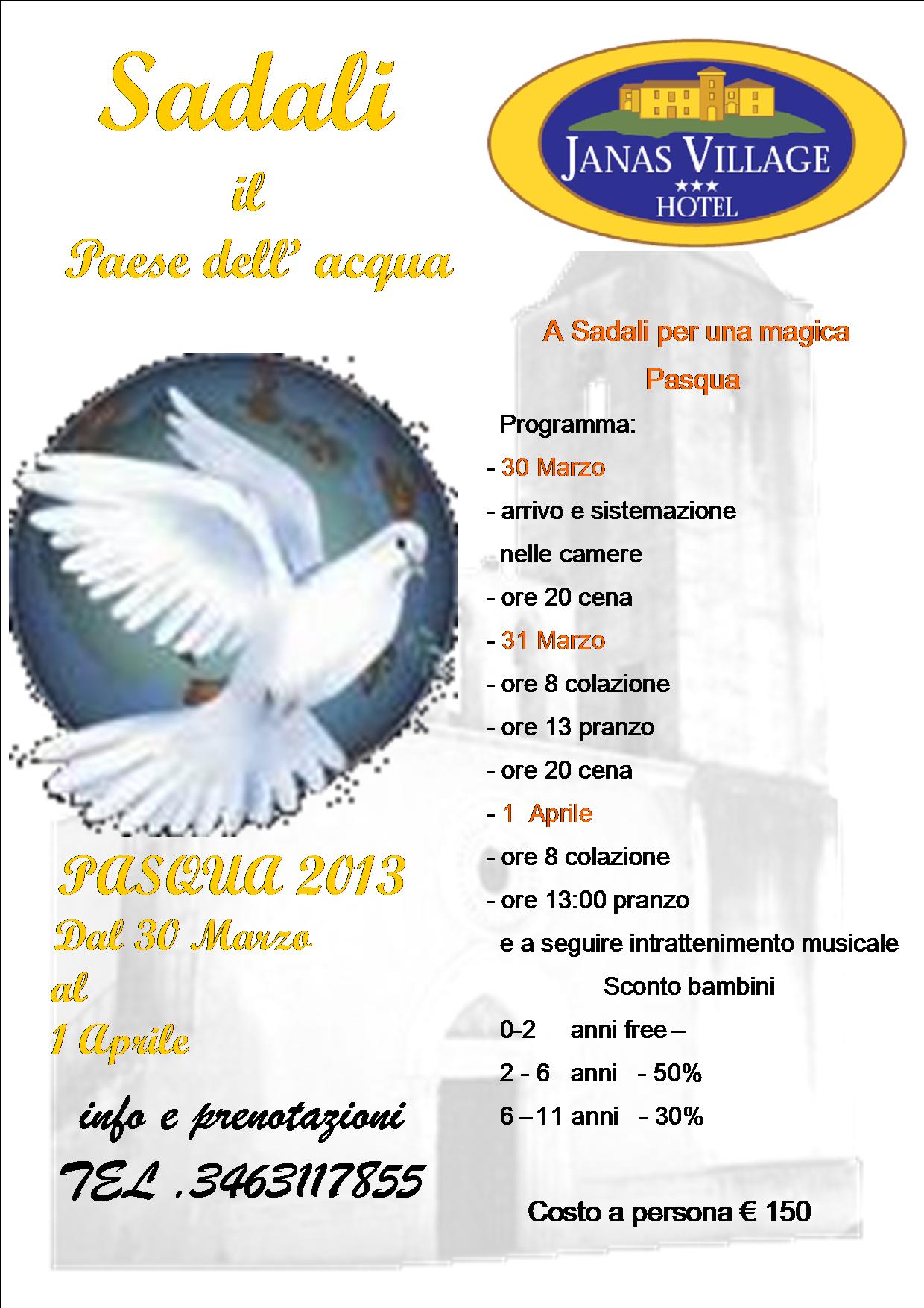 Grande offerta Pasqua sadali 2010